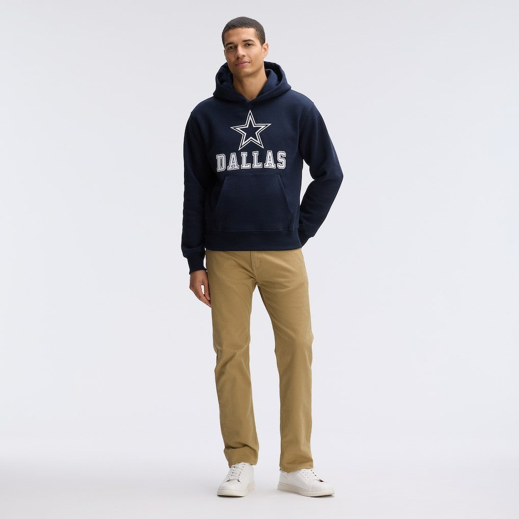 Dallas Cowboys IconicFleece Flocked Hoodie Navy | Fanatics