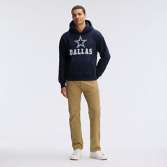 Dallas Cowboys IconicFleece Flocked Hoodie Navy | Fanatics