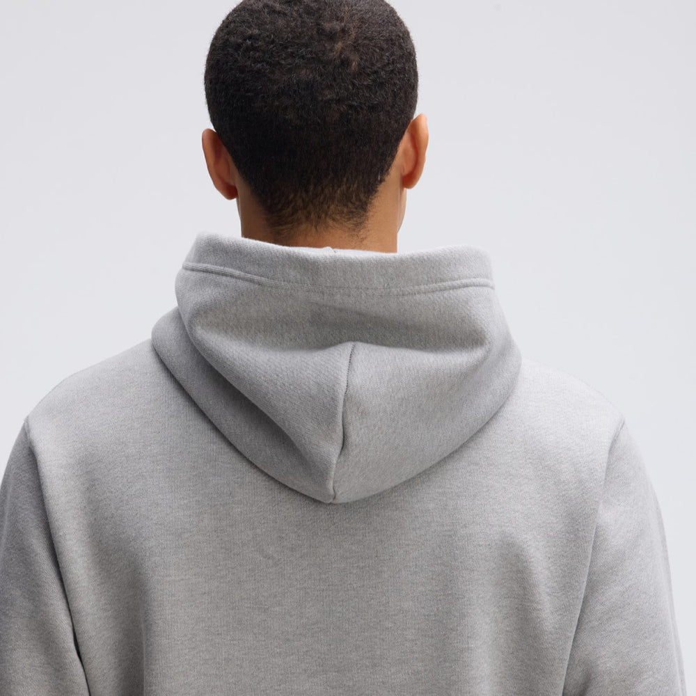 Las Vegas Raiders IconicFleece Flocked Hoodie Heather Gray | Fanatics