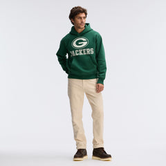 Green Bay Packers IconicFleece Flocked Hoodie Green | Fanatics