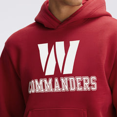 Washington Commanders IconicFleece Flocked Hoodie Burgundy | Fanatics
