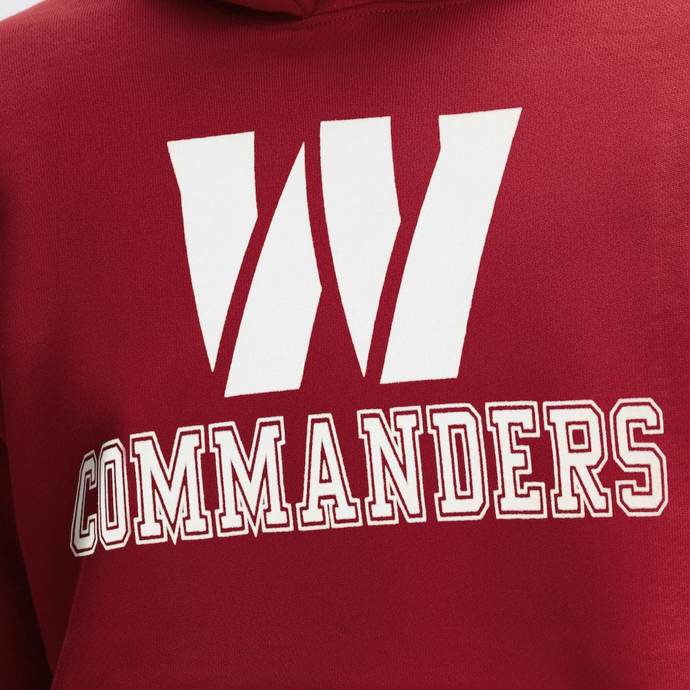Washington Commanders IconicFleece Flocked Hoodie Burgundy | Fanatics