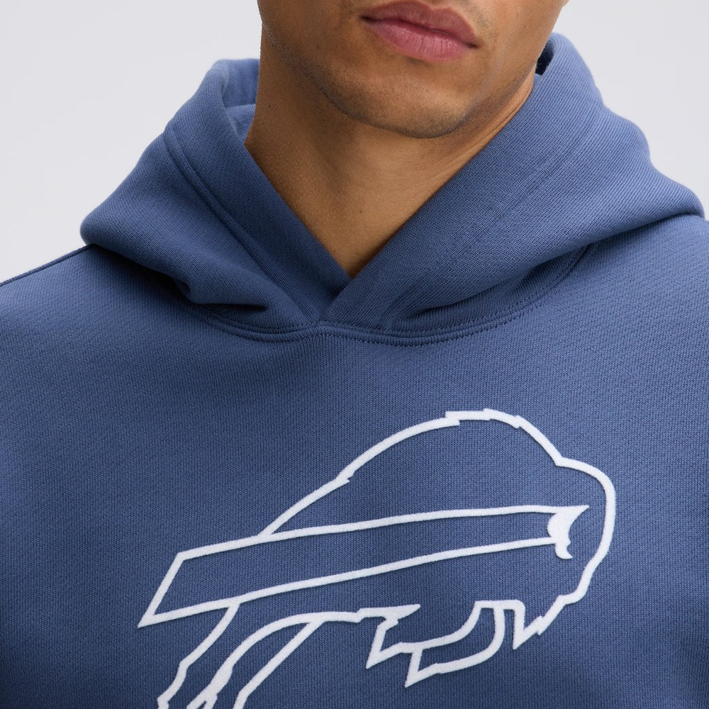 Buffalo Bills IconicFleece Flocked Hoodie Royal | Fanatics