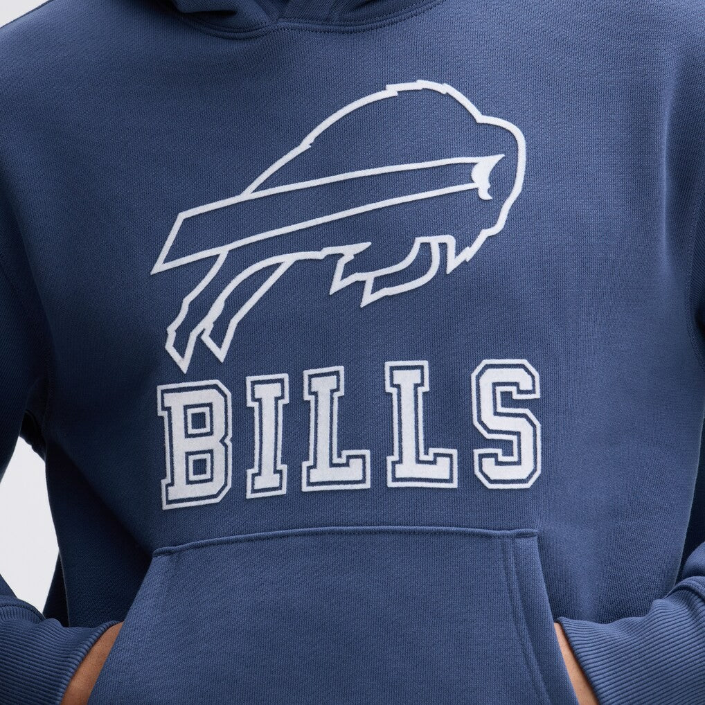 Buffalo Bills IconicFleece Flocked Hoodie Royal | Fanatics