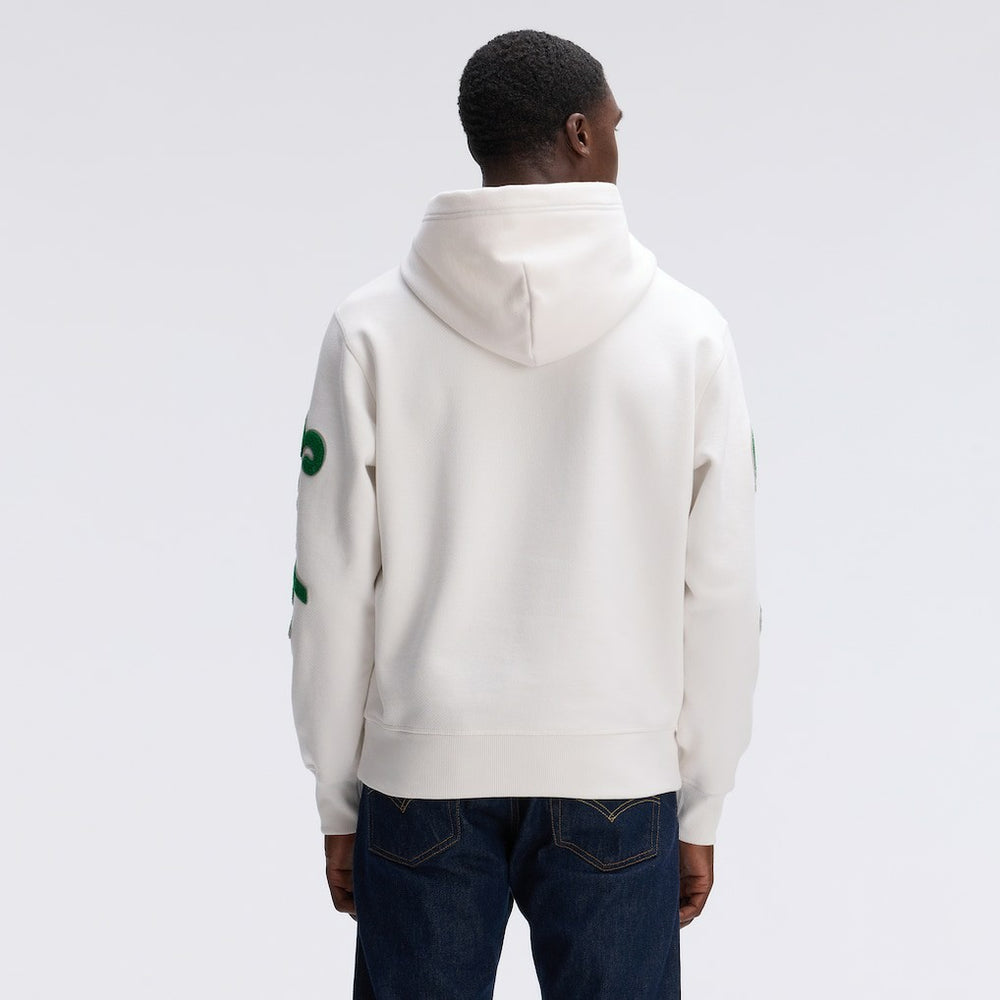 Philadelphia Eagles IconicFleece Letterman Hoodie Oatmeal | Fanatics