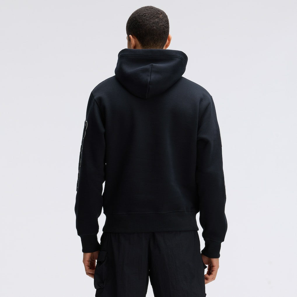 Las Vegas Raiders IconicFleece Letterman Hoodie Black | Fanatics