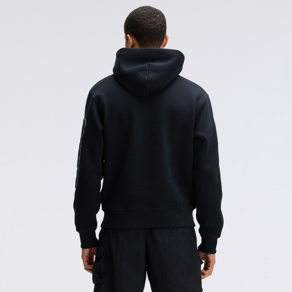 Las Vegas Raiders IconicFleece Letterman Hoodie Black | Fanatics