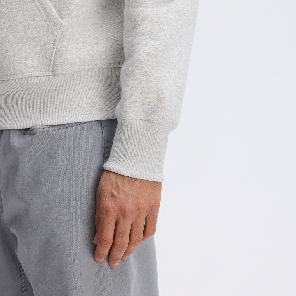 Detroit Lions IconicFleece Letterman Hoodie Heather Gray | Fanatics