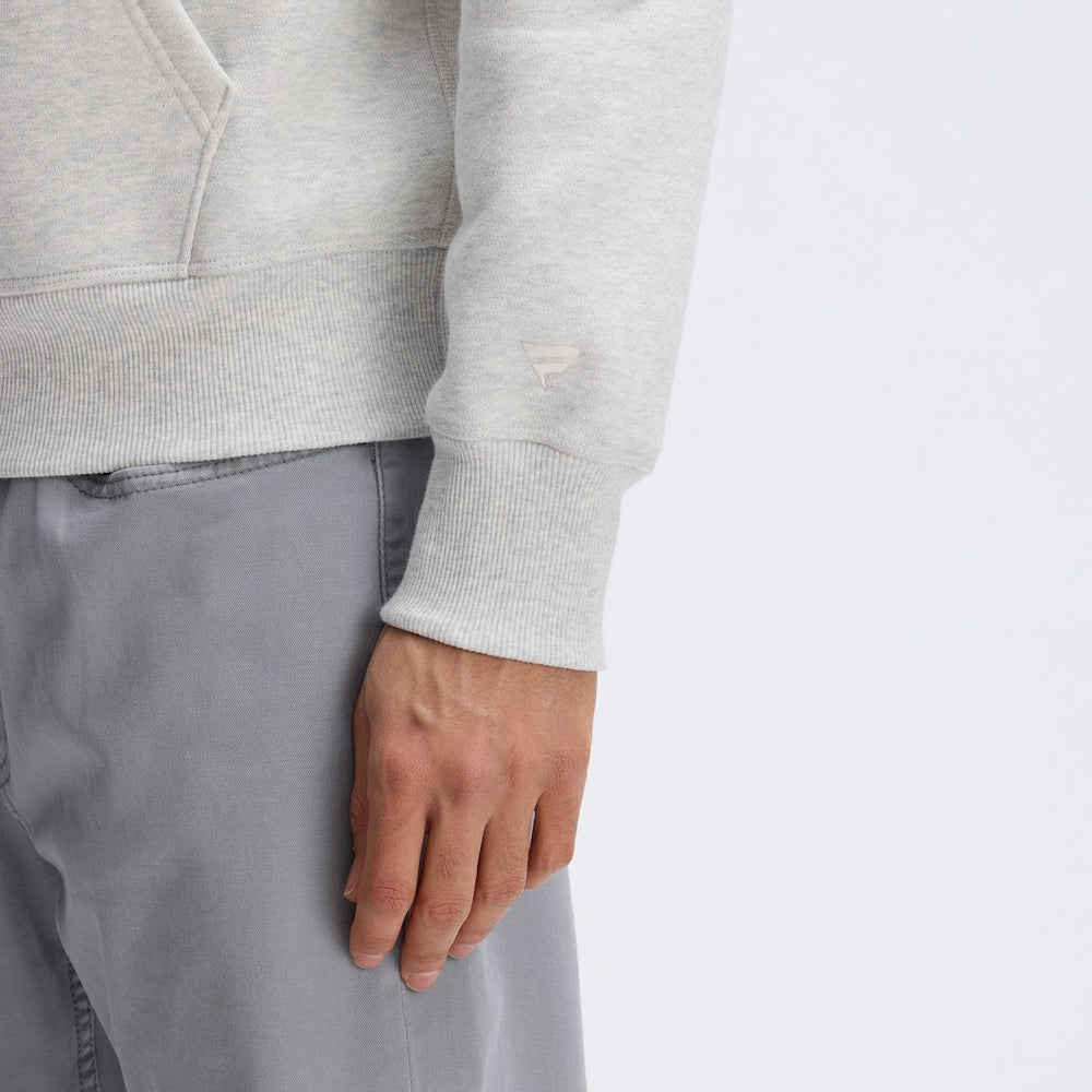 Detroit Lions IconicFleece Letterman Hoodie Heather Gray | Fanatics