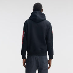 Kansas City Chiefs IconicFleece Letterman Hoodie Black | Fanatics