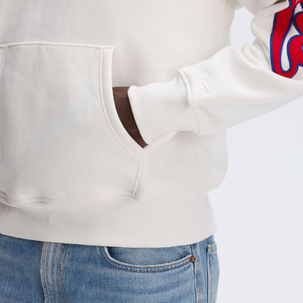 Buffalo Bills IconicFleece Letterman Hoodie Oatmeal | Fanatics