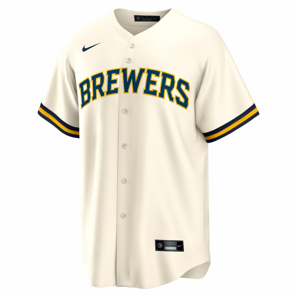 Bob Uecker Milwaukee Brewers Nike Home Retired Player Replica Jersey - MLB