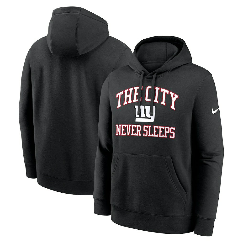 New York Giants The City Never Sleeps Club Fleece Hoodie Black | Nike for Sale