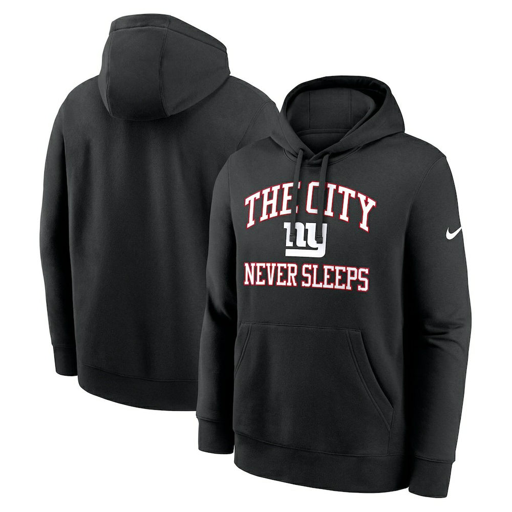 New York Giants The City Never Sleeps Club Fleece Hoodie Black | Nike for Sale
