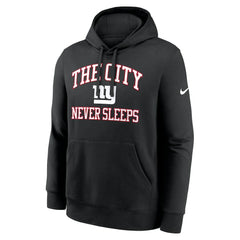 New York Giants The City Never Sleeps Club Fleece Hoodie Black | Nike for Sale