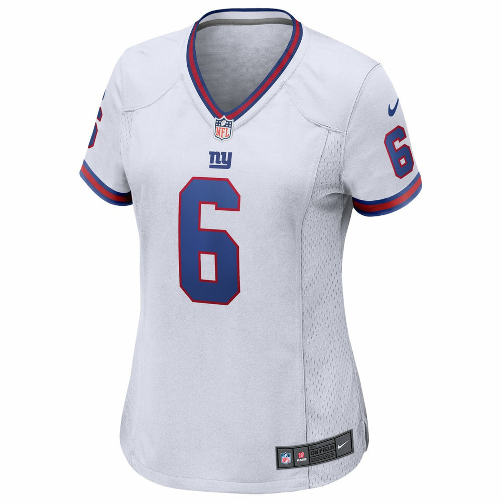 Jaxson Dart New York Giants Women's Alternate Vintage White Game Jersey White | Nike for Sale