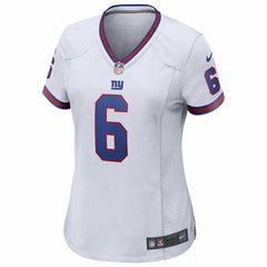 Jaxson Dart New York Giants Women's Alternate Vintage White Game Jersey White | Nike for Sale