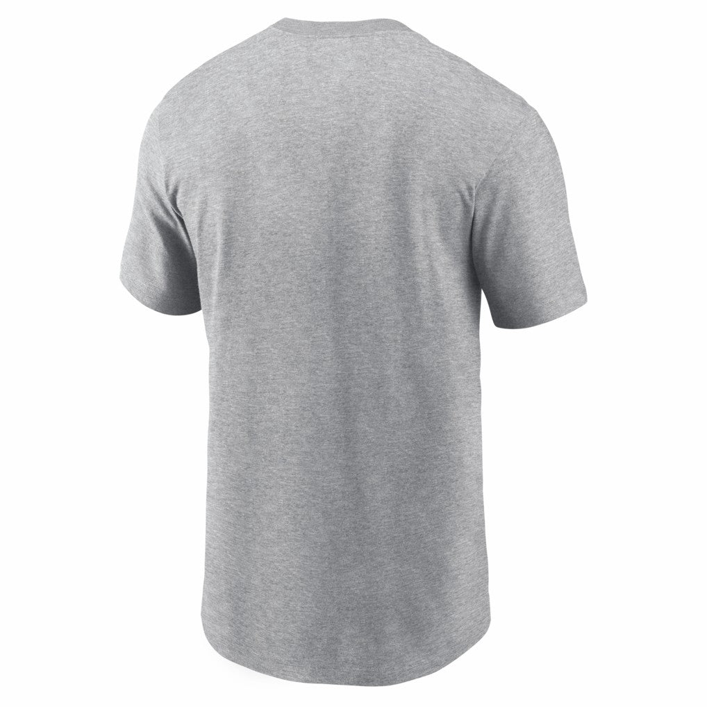 New England Patriots 2025 AFC Champions Locker Room Trophy Collection Tall T-Shirt Heather Gray | Nike for Sale