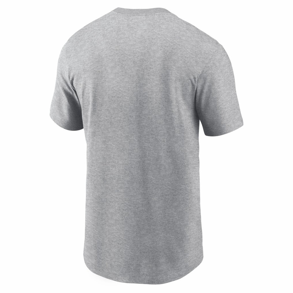New England Patriots 2025 AFC Champions Locker Room Trophy Collection Tall T-Shirt Heather Gray | Nike for Sale