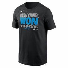 Carolina Panthers 2025 NFC South Division Champions Locker Room Trophy Collection T-Shirt Black | Nike for Sale