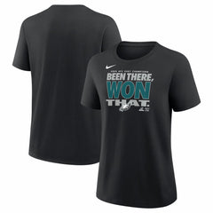 Philadelphia Eagles Women's 2025 NFC East Division Champions Locker Room Trophy Collection T-Shirt Black | Nike for Sale