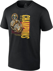 Denver Nuggets 2023 NBA Finals Champions Slam Bling Ring T-Shirt Black - NBA