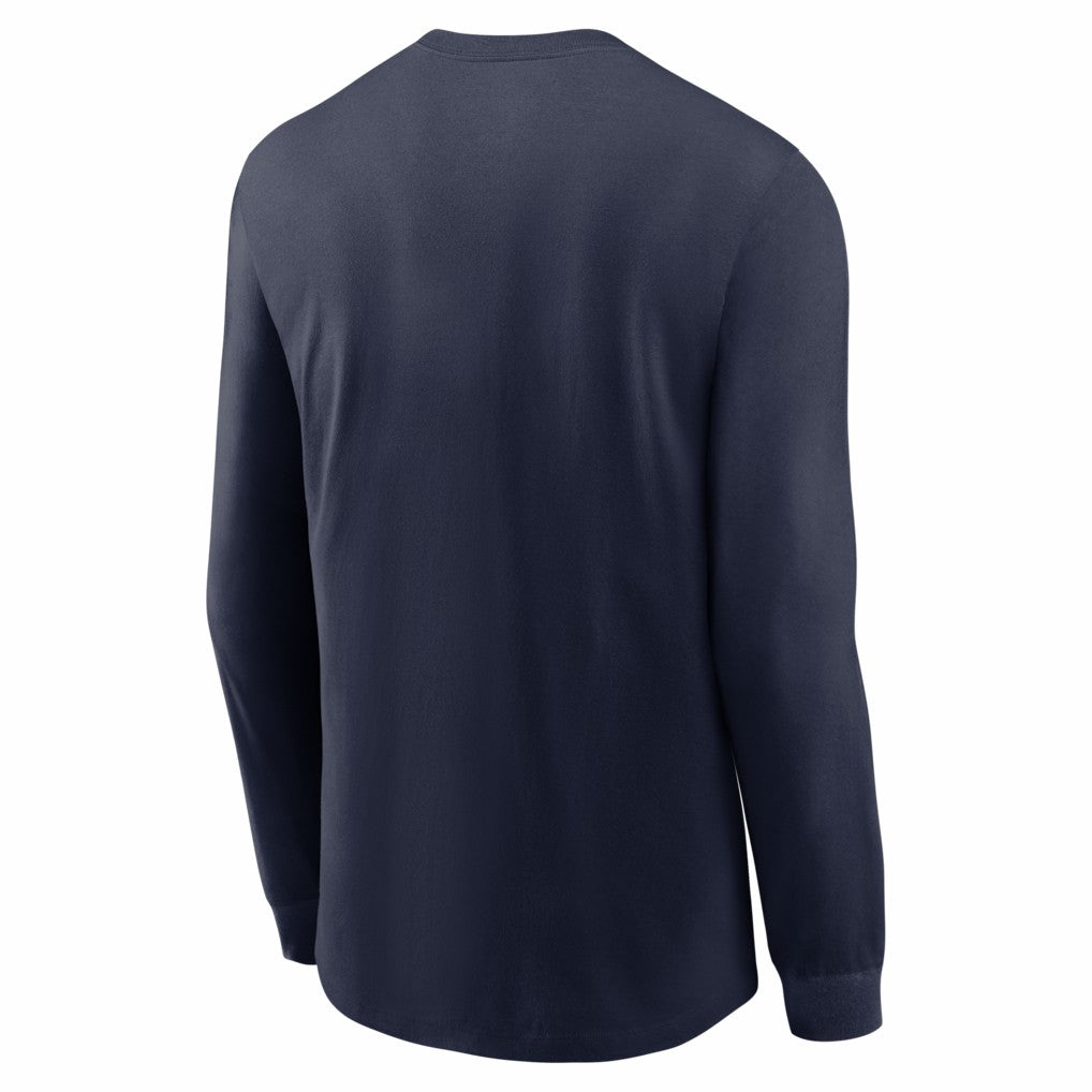 New England Patriots 2025 AFC Champions Team Nation Long Sleeve T-Shirt Navy | Nike for Sale
