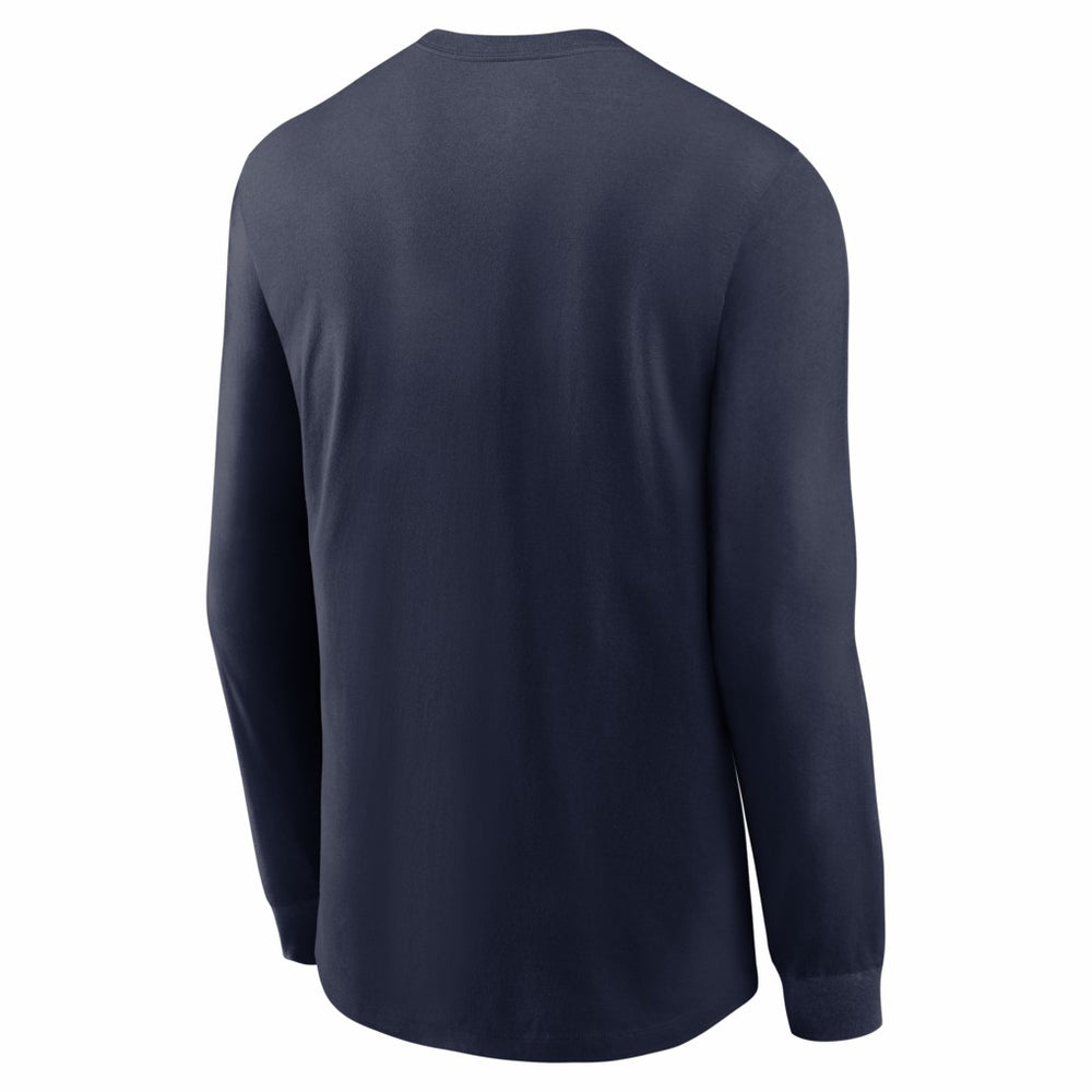 New England Patriots 2025 AFC Champions Team Nation Long Sleeve T-Shirt Navy | Nike for Sale