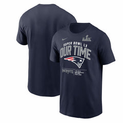 New England Patriots Super Bowl LX Clear Sign T-Shirt Navy | Nike for Sale