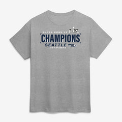 Seattle Seahawks Super Bowl LX Champions Counting Points Score T-Shirt Steel | Fanatics
