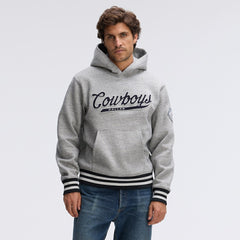 Dallas Cowboys IconicFleece Tipped Hoodie Heather Gray | Fanatics