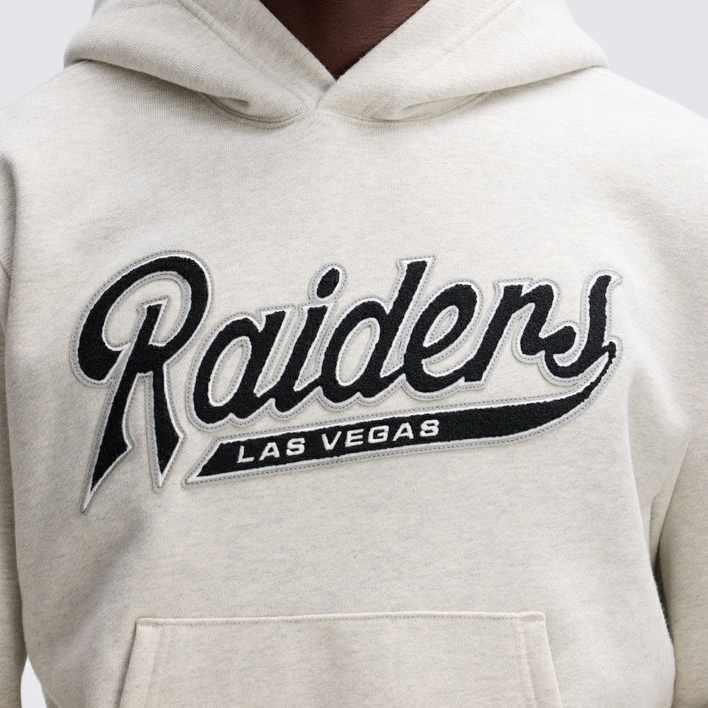 Las Vegas Raiders IconicFleece Tipped Hoodie Oatmeal | Fanatics