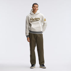 Green Bay Packers IconicFleece Tipped Hoodie Oatmeal | Fanatics