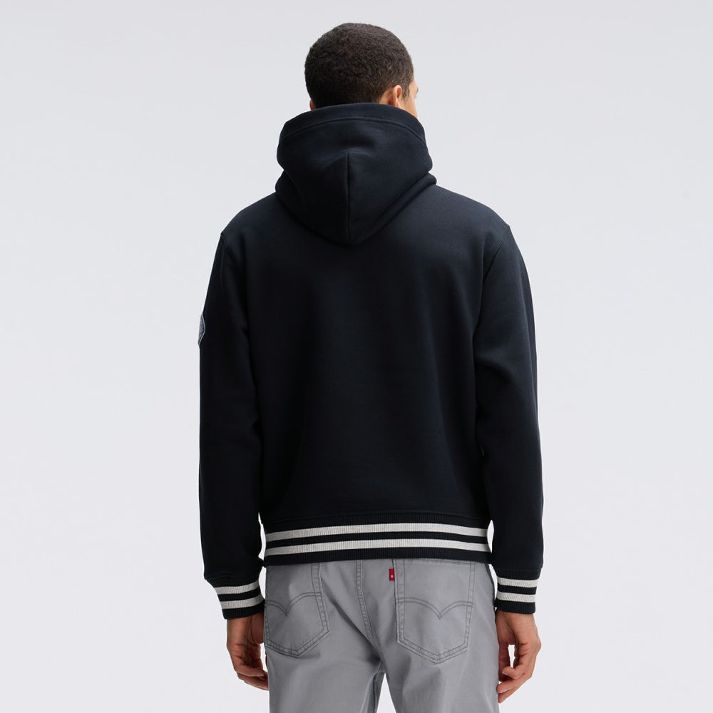 Detroit Lions IconicFleece Tipped Hoodie Black | Fanatics
