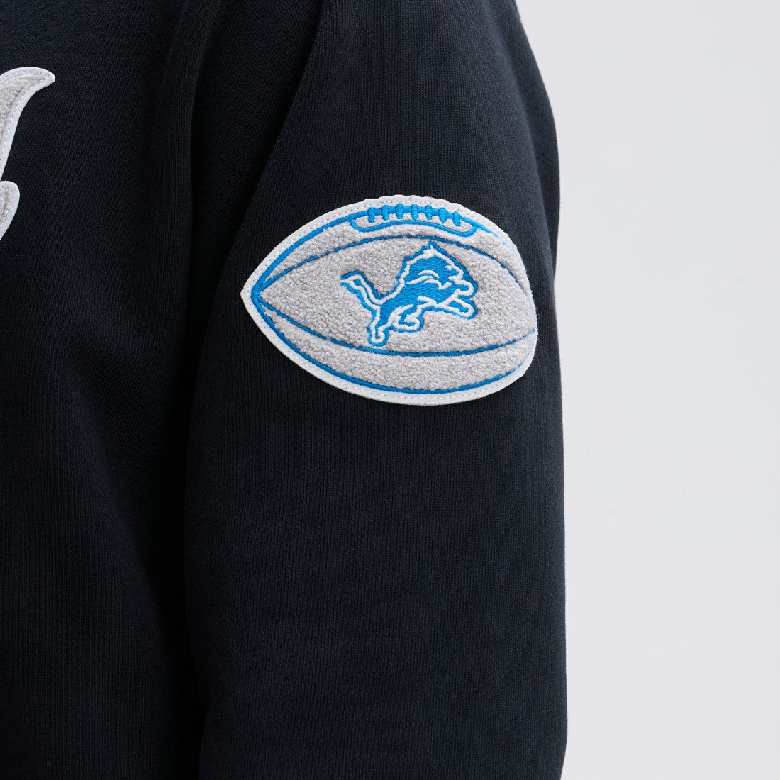 Detroit Lions IconicFleece Tipped Hoodie Black | Fanatics