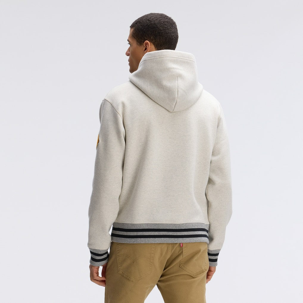 Washington Commanders IconicFleece Tipped Hoodie Oatmeal | Fanatics