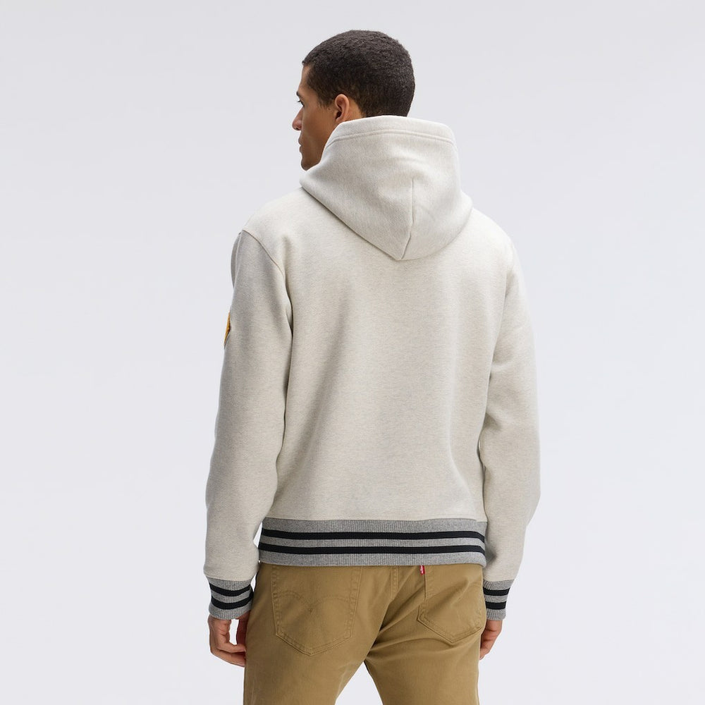Washington Commanders IconicFleece Tipped Hoodie Oatmeal | Fanatics