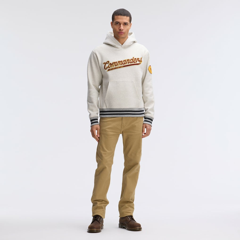 Washington Commanders IconicFleece Tipped Hoodie Oatmeal | Fanatics
