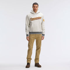 Washington Commanders IconicFleece Tipped Hoodie Oatmeal | Fanatics