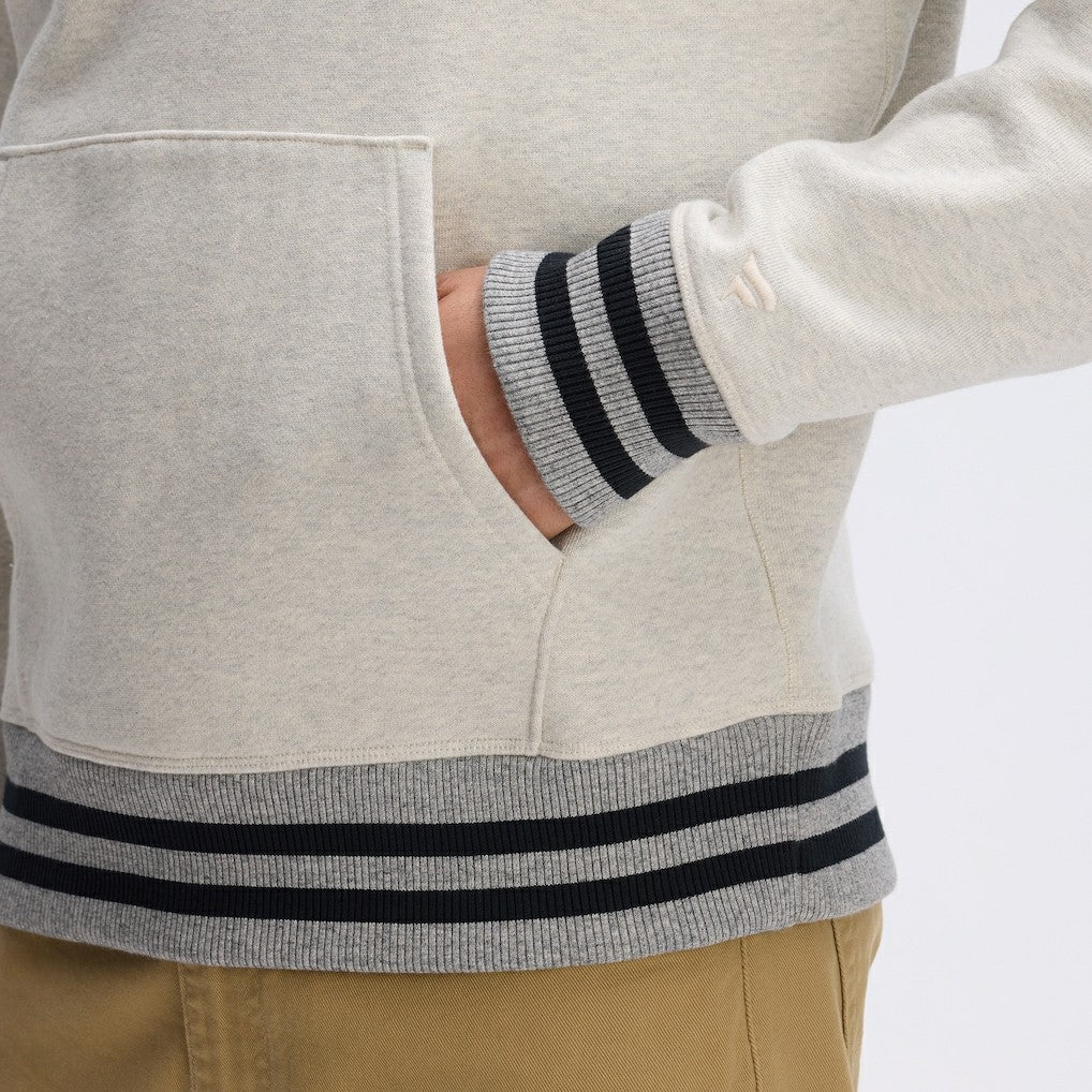 Washington Commanders IconicFleece Tipped Hoodie Oatmeal | Fanatics