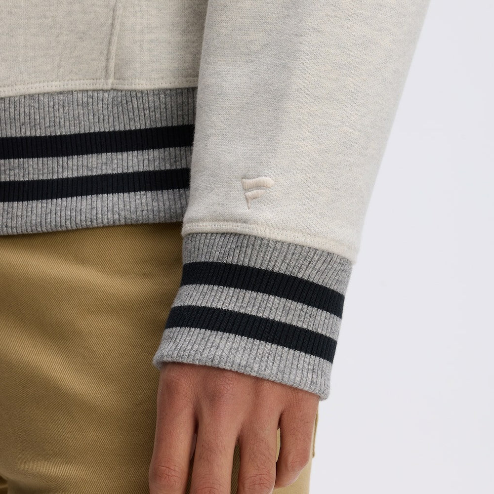 Washington Commanders IconicFleece Tipped Hoodie Oatmeal | Fanatics