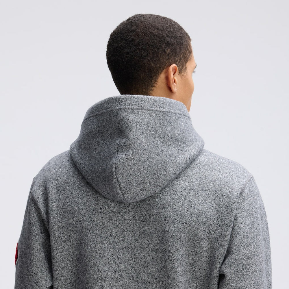 Kansas City Chiefs IconicFleece Tipped Hoodie Athletic Heather Gray | Fanatics