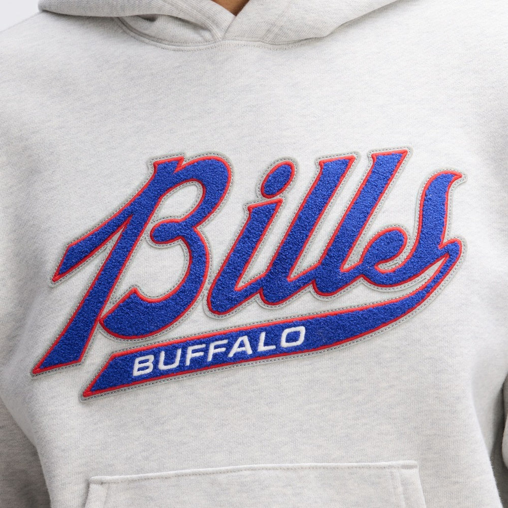 Buffalo Bills IconicFleece Tipped Hoodie Heather Gray | Fanatics