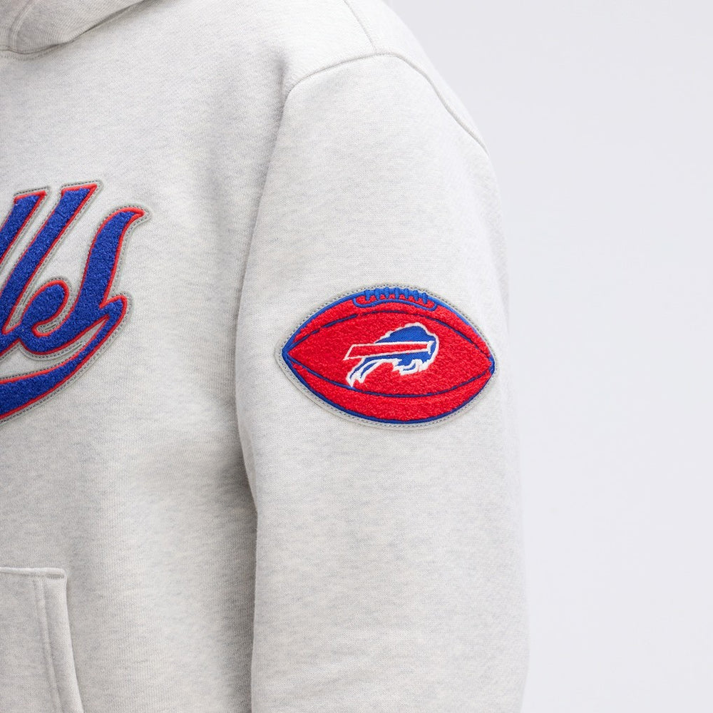 Buffalo Bills IconicFleece Tipped Hoodie Heather Gray | Fanatics