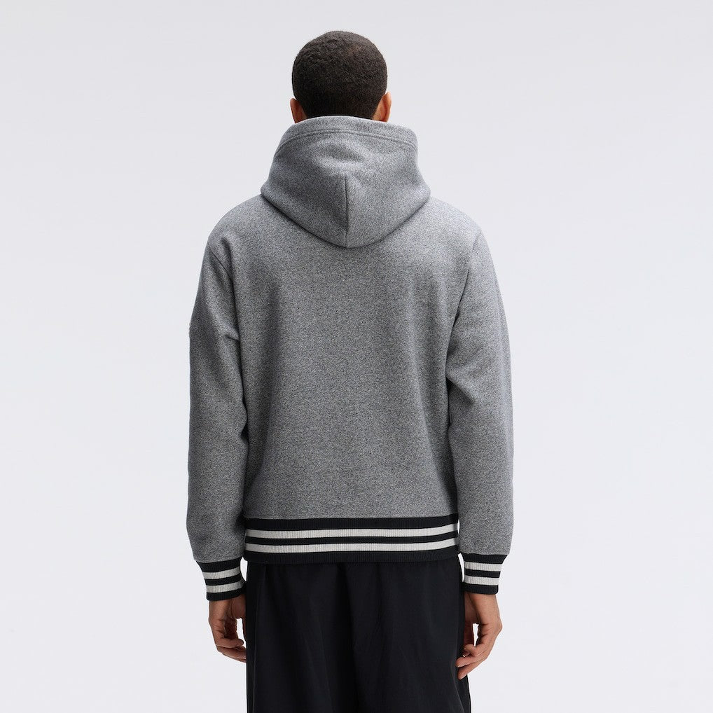Chicago Bears IconicFleece Tipped Hoodie Athletic Heather Gray | Fanatics