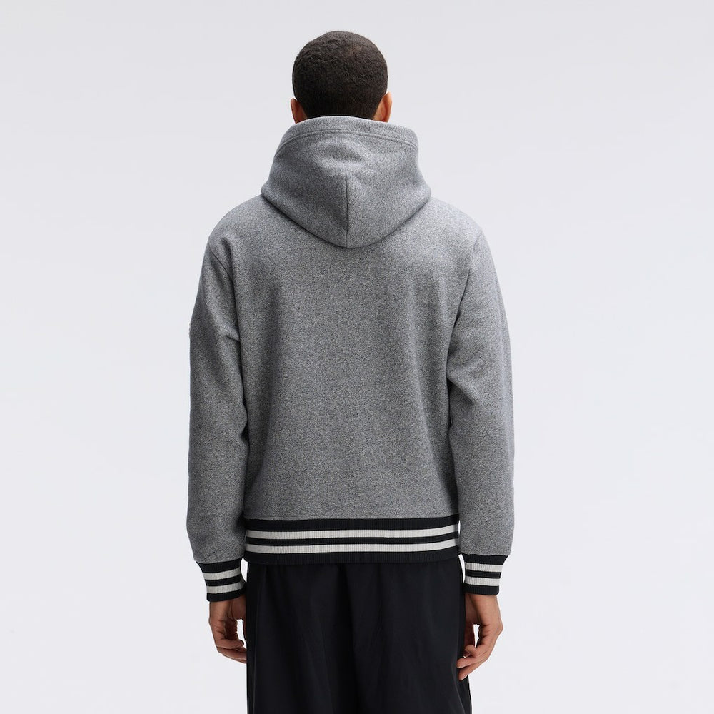 Chicago Bears IconicFleece Tipped Hoodie Athletic Heather Gray | Fanatics