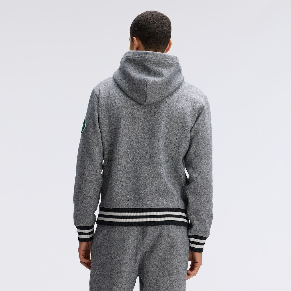 Philadelphia Eagles IconicFleece Tipped Hoodie Athletic Heather Gray | Fanatics