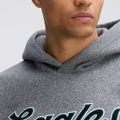Philadelphia Eagles IconicFleece Tipped Hoodie Athletic Heather Gray | Fanatics