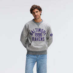 Baltimore Ravens IconicFleece Pocket Sweatshirt Heather Gray | Fanatics