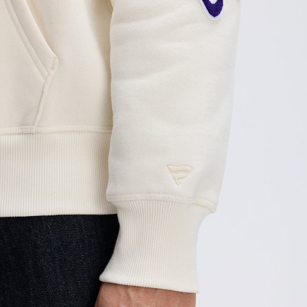 Baltimore Ravens IconicFleece Letterman Hoodie Oatmeal | Fanatics